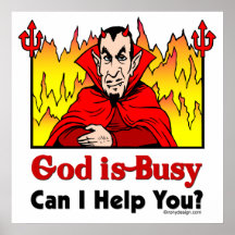 God Is Busy, Can I Help You? Poster