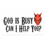God is Busy stickers