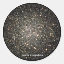 God is everywhere - Globular cluster sticker