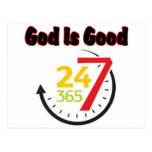 God Is Good 247 postcard