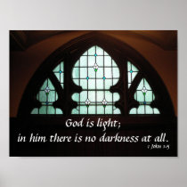 God is Light Posters