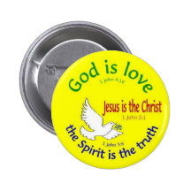God is Love Button