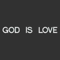 God is love Embroidered Shirt embroidered shirts