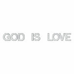 God is love Embroidered Shirt