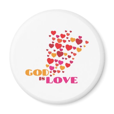 GOD is Love Fridge Magnets by sniperholix