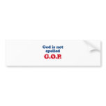 God is not spelled GOP Bumper Sticker
