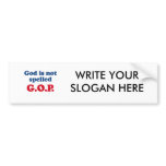 God is not spelled GOP Bumper Stickers