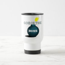 God is the bomb mugs
