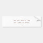God is The Potter Bumper Sticker