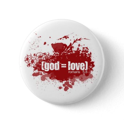 GOD = LOVE BUTTONS by princess_dollhead