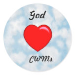 God Loves Christian Working Moms (CWMs) Sticker