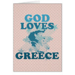 God Loves Greece Cards