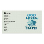 God Loves Haiti Business Card Templates
