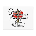 God Loves Mobsters! Postcards