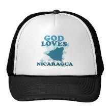 God Loves Nicaragua Hat
