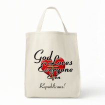 God Loves Republicans! Tote Bags