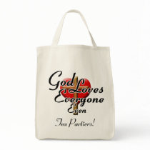 God Loves Tea Partiers! Canvas Bag