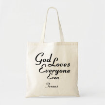 God Loves Texans Canvas Bags