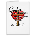 God Loves the IRS! Greeting Card