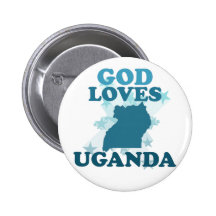 God Loves Uganda Buttons