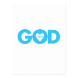 God Loves You Post Card