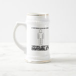god made us in his image, why aren't we invisible? coffee mug