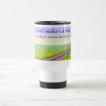 God makes a way where there seems to be no way mugs