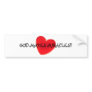 GOD MAKES MIRACLES!!...RELIGIOUS BUMPER STICKERS