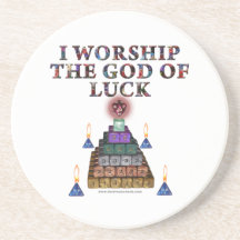God of Luck Drink Coasters