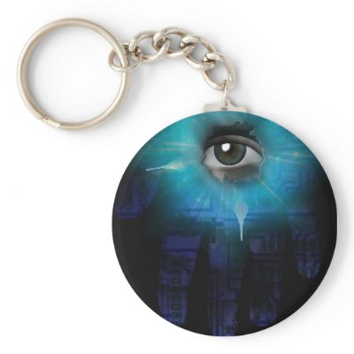 God of Machines Keychain by rolffimages