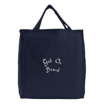 God On Board!- Embroidered Ladies Bag