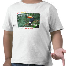 God,, Our, world, is..., so, colour... T Shirt