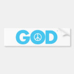 God Peace Bumper Sticker