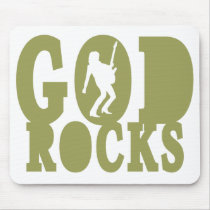 God Rocks - Christian Rock Gear! Mouse Mats