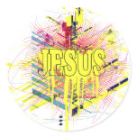 God Rocks - Christian Rock Gear Round Stickers