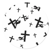 God Rocks - Christian Rock Gear Round Sticker