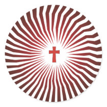 God Rocks - Christian Rock Gear Round Stickers