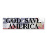 GOD SAVE AMERICA BUMPER STICKER