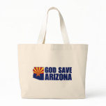 God Save Arizona Canvas Bag