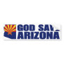 God Save Arizona Bumper Stickers