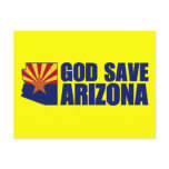 God Save Arizona Postcard
