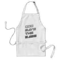 GOD SAVE THE BASS APRONS