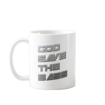 GOD SAVE THE BASS COFFEE MUG