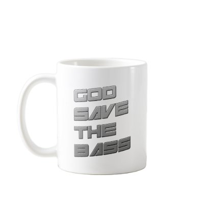 GOD SAVE THE BASS COFFEE MUG by dubsteptshirts