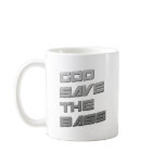 GOD SAVE THE BASS mugs