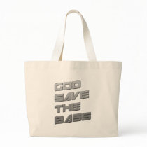 GOD SAVE THE BASS TOTE BAG