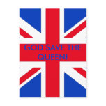 GOD SAVE THE QUEEN! POSTCARD