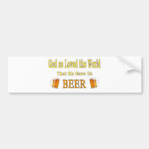 God So Loved the World Bumper Sticker
