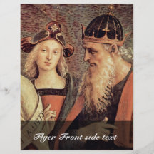 God The Father Of Prophet And Sibyl Detail Flyer Design