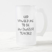 God Wanted Me To Be An English Teacher Coffee Mug